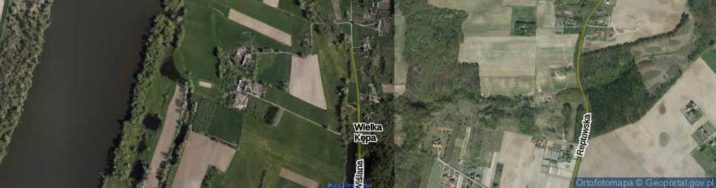 Zdjęcie satelitarne Wielka Kępa ul.